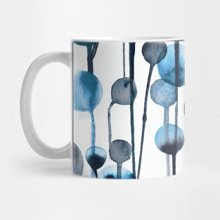 Pocket- grafitti dots blue Mug